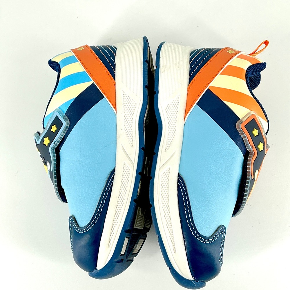 Bluey and Bingo Boys Size 9 Toddler Blue LIGHT UP Sneakers Hook and Loop - Picture 10 of 12